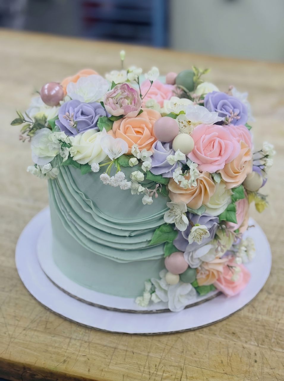 Custom cake by Warner's Bakery By Hil
