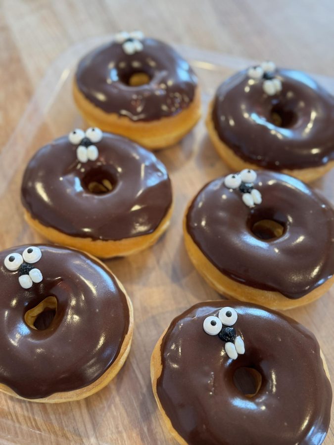 Long Johns and donuts fried fresh every morning at Warner's Bakery